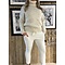 WENDY TRENDY WENDY TRENDY Jogginghose Off White // Ecru 13 mit aufgesetzten Taschen 68139D