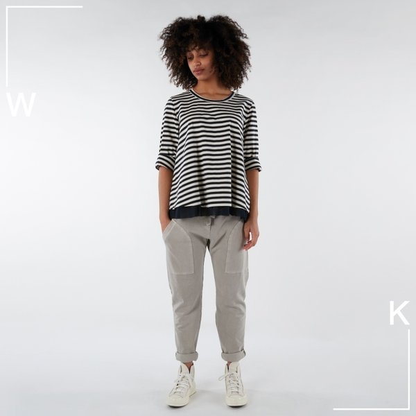 WENDY TRENDY Joggingbroek Stonewashed Hellgrau HO331 68139 SW BARBARA Clothing Life Style
