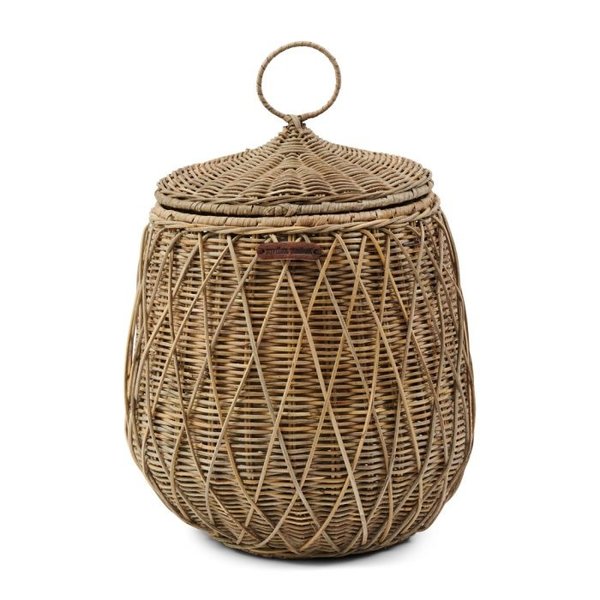 Rivièra-Maison Rivièra Maison Rustic Rattan Diamond Weave Storage Basket