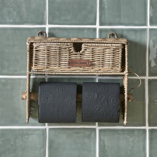 Rivièra-Maison Rivièra Maison Rustic Rattan Toilet Roll Organiser