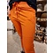 WENDY TRENDY WENDY TRENDY Jogging Broek Oranje met opgestikte zakken - 68139D