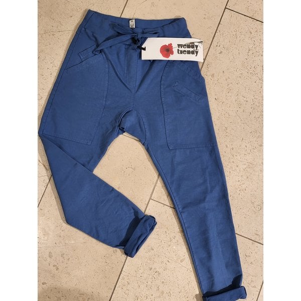 WENDY TRENDY WENDY TRENDY Pantalon jogging Jeans bleu 56 avec poches plaquées / 68139D