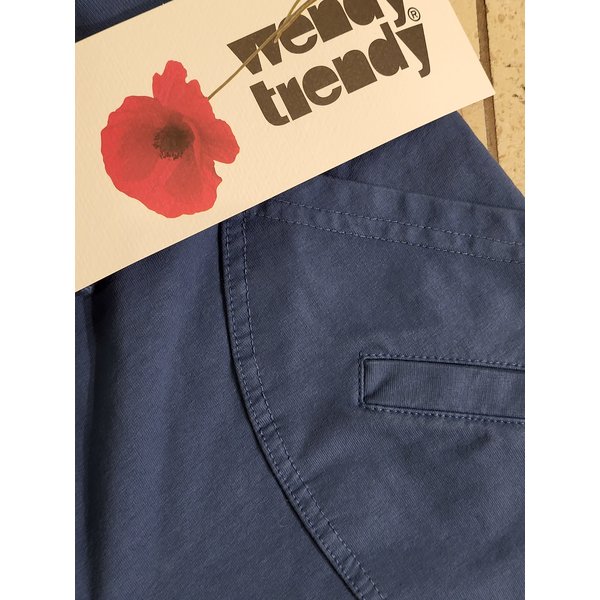 WENDY TRENDY WENDY TRENDY Jogginghose Jeans blau 56 mit aufgesetzten Taschen / 68139D
