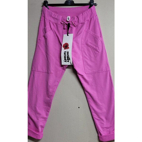 WENDY TRENDY WENDY TRENDY Jogginghose Fuchsie140 mit aufgesetzten Taschen.