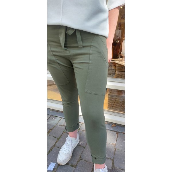 WENDY TRENDY WENDY TRENDY Joggingbroek  Groen H0065-68139