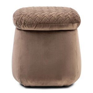 RM Bel Air Footstool, velvet, golden mink