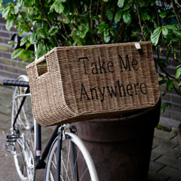 Rivièra-Maison Rivièra Maison RR BICYCLE BASKET TAKE ME ANYWHERE 492390