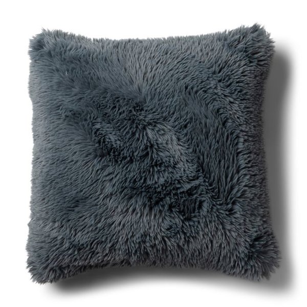 Rivièra-Maison Rivièra Maison Kussenhoes RM Faux Fur, Blauw, 50x50 cm 513320