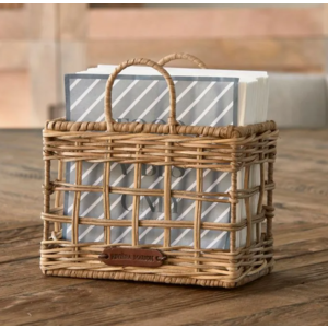 RM Servethouder Rustic Rattan Bag