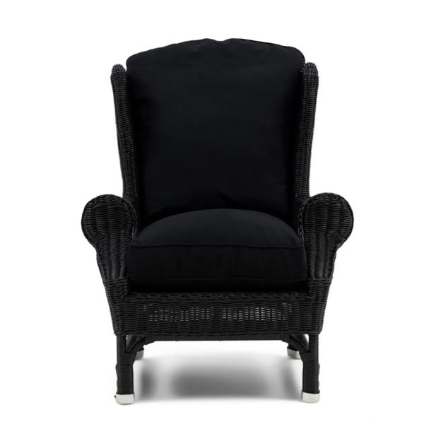 Rivièra-Maison RIVIÈRA MAISON Nicolas Outdoor Wing Chair, black