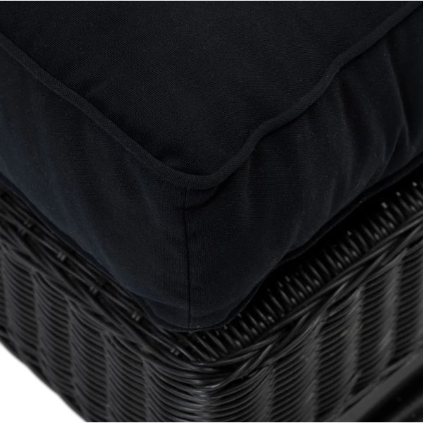 Rivièra-Maison RIVIÈRA MAISON Nicolas Outdoor Footstool, black