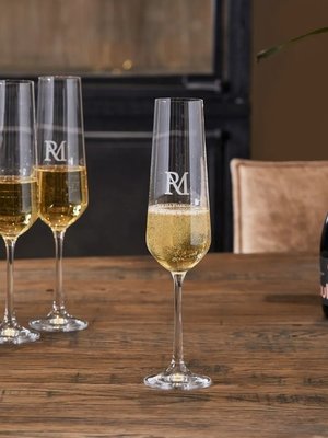 Champagneglas RM Monogram