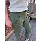 WENDY TRENDY WENDY TRENDY Pantalon de jogging Dunkel Kaki 31 avec poches plaquées.