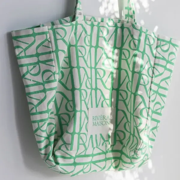 Rivièra-Maison RIVIÈRA MAISON Tote Bag RM Monogram, Groen