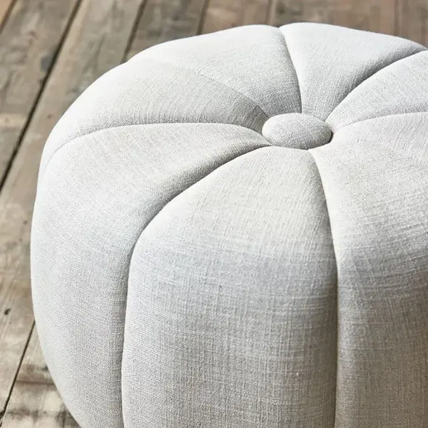 Rivièra-Maison RIVIÈRA MAISON Pouf Falcone, Fabulous Flax, Mouline Leinen