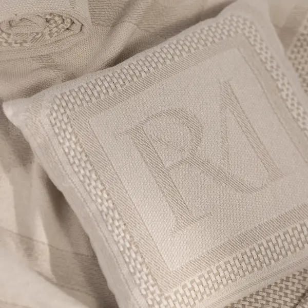 Rivièra-Maison RIVIÈRA MAISON MONOGRAM JACQUARD PILLOWCOVER 50X50