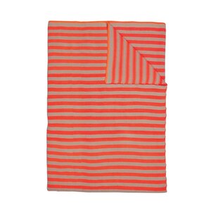 Throw Bonsoir Stripe Oranje