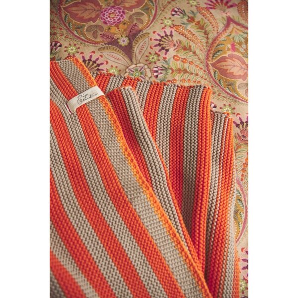 PIP Studio Pip Studio Throw Bonsoir Stripe Oranje