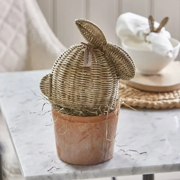 Rivièra-Maison RIVIÈRA MAISON RUSTIC RATTAN EASTER BUNNY STATUE