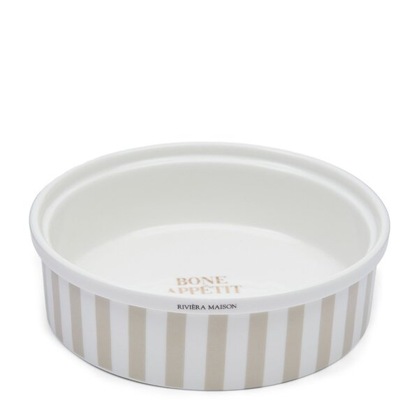 Rivièra-Maison RIVIÈRA MAISON BONE APPÉTIT DOG BOWL FLAX L