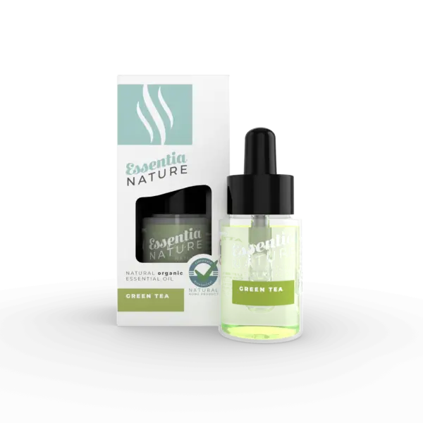Wasgeluk Ätherisches Öl Green Tea - Belebender Grüner Tee Duft - Natürlicher Duft für Diffusoren und Aromabrander