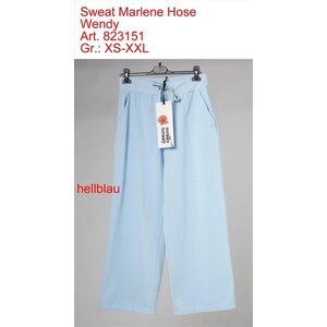 Hose Sweat Marlene Hellblau