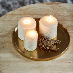 Chloé Candle Platter gold