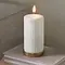 Rivièra-Maison RIVIÈRA MAISON Monogram PillarCandle white 9,5x19 / 569590