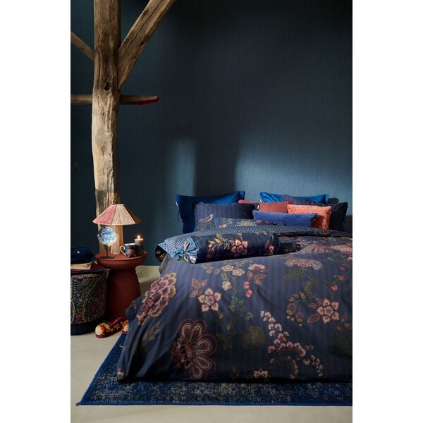 PIP Studio PIP STUDIO - Dekbedovertrekset Buenas Noches Donkerblauw