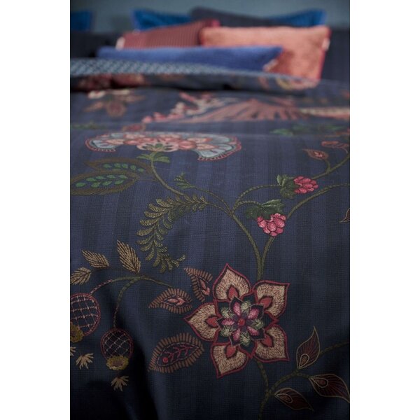 PIP Studio PIP STUDIO - Dekbedovertrekset Buenas Noches Donkerblauw