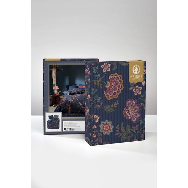 PIP Studio PIP STUDIO - Dekbedovertrekset Buenas Noches Donkerblauw