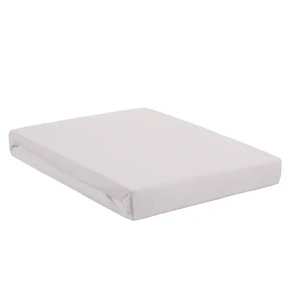 BEDDINGHOUSE Beddinghouse - Premium Jersey Lycra Topper Fitted Sheet White / 159984