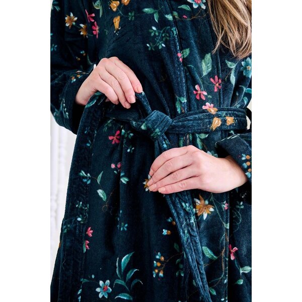 PIP Studio PIP STUDIO - Les Fleurs Bathrobe -225592  - Dark Blue