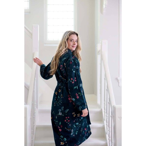 PIP Studio PIP STUDIO - Les Fleurs Bathrobe -225592  - Dark Blue