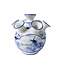 Heinen Delftsblauw  HEINEN DELFTSBLAUW - Tulpenvaas - Molen - 16 cm -D0375