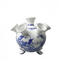 Heinen Delftsblauw  HEINEN DELFTSBLAUW - Tulpenvaas op pootjes - Molen - 17 cm - D0373