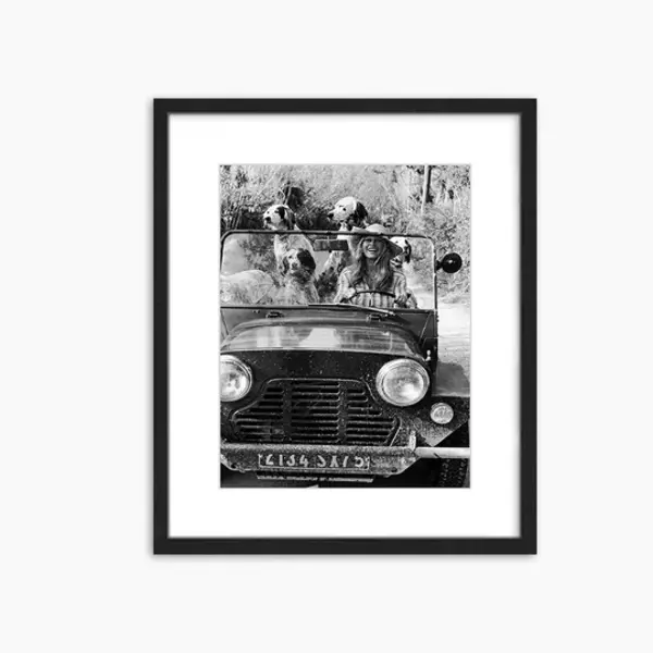 Rivièra-Maison RIVIÈRA MAISON - Brigitte Bardot with Dogs - APA713-FP22-50X60-RM