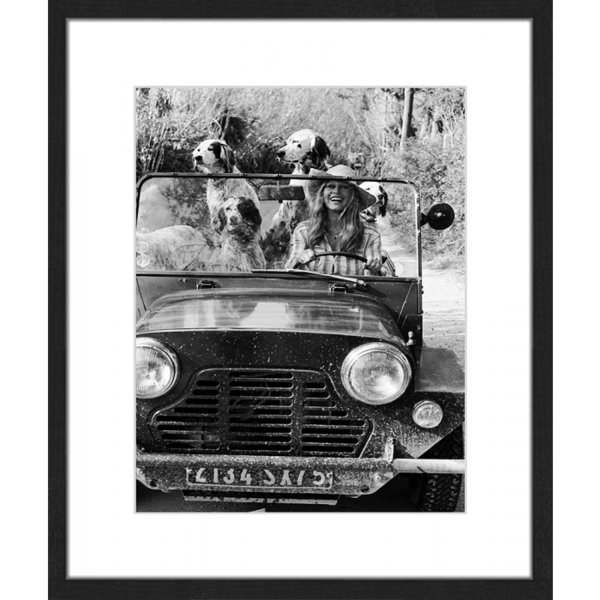 Rivièra-Maison RIVIÈRA MAISON - Brigitte Bardot with Dogs - APA713-FP22-50X60-RM