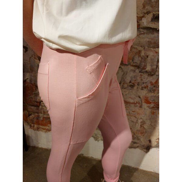 WENDY TRENDY WENDY TRENDY Pantalon Jogging  Pink 353 avec poches plaquées.