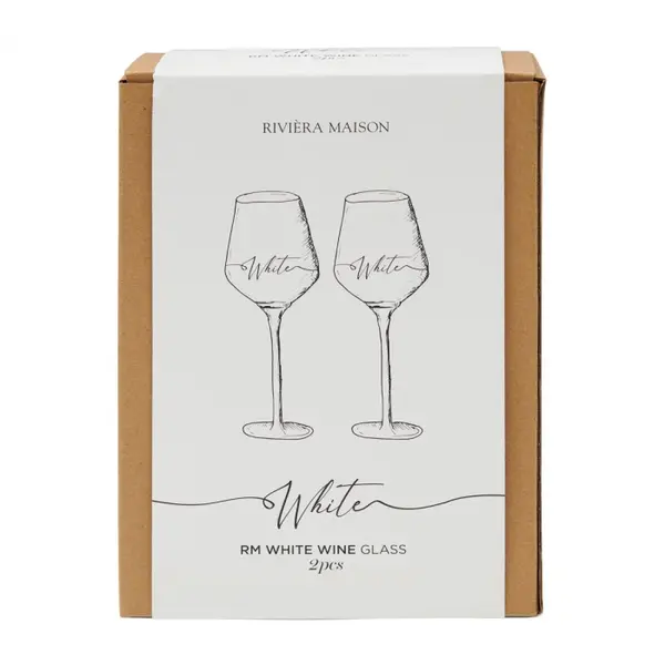 Rivièra-Maison RIVIÈRA MAISON - RM White Wine Glass 2 pcs - 457990