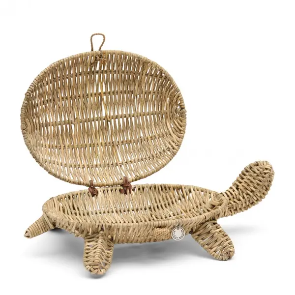 RIVIÈRA MAISON RIVIÈRA MAISON - Rustic Rattan Turtle Storage Basket - 574730