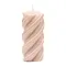RIVIÈRA MAISON RIVIÈRA MAISON - Twisted Pillar Candle pink 6,5x14 - 573240