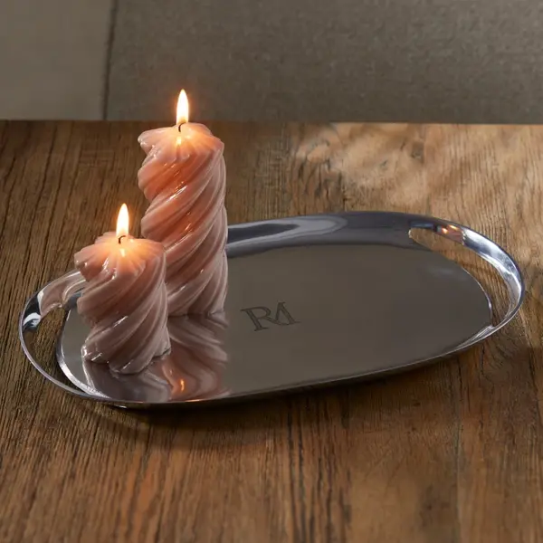 RIVIÈRA MAISON RIVIÈRA MAISON - Twisted Pillar Candle pink 6,5x14 - 573240