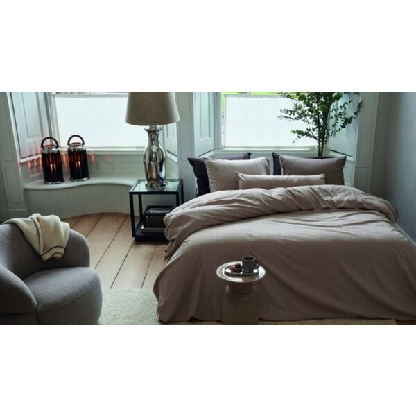 RIVIÈRA MAISON Luxe dekbedovertrek Riviera Maison Connor Sand – stijlvol beddengoed in diverse maten voor een warme en elegante slaapkamer