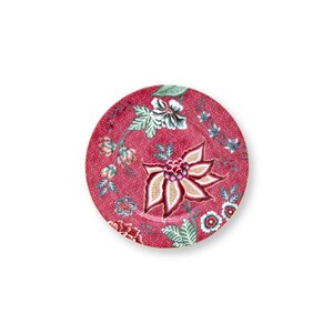 Plate Flower Festival Dark Pink 17cm