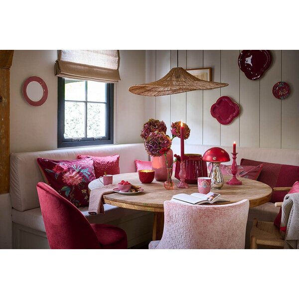 PIP Studio PIP-Studio - Plate Flower Festival Dark Pink 17cm - 51.001.294