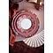 PIP Studio PIP-Studio - Plate Flower Festival Deco Dark Pink 21cm - 51.001.295