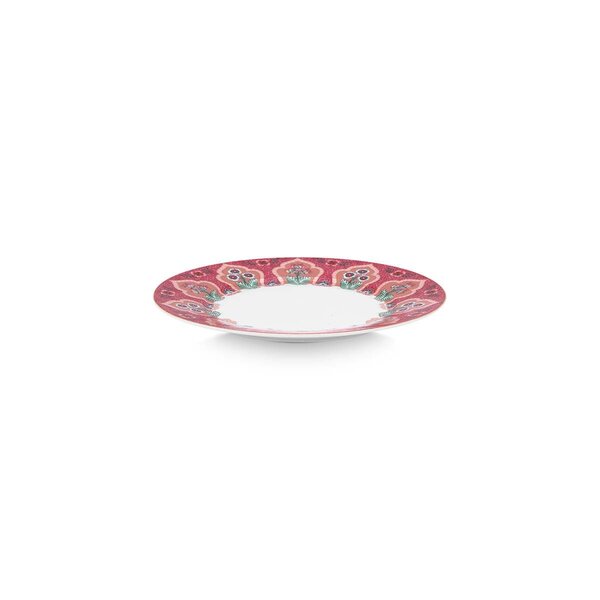 PIP Studio PIP-Studio - Plate Flower Festival Deco Dark Pink 21cm - 51.001.295