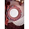 PIP Studio PIP-Studio - Plate Flower Festival Scallop Dark Pink 26.5cm - 51.001.296