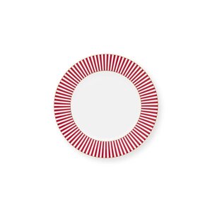 Plate Royal Stripes Dark Pink 17cm